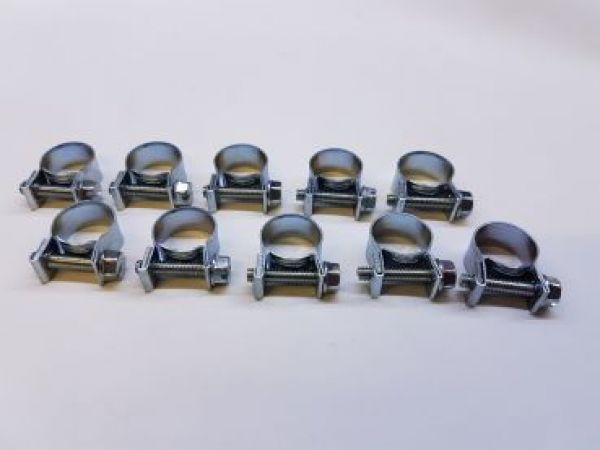 10 Stck. Mini Schlauchschelle W1 - 13-15 mm INDUSTRIE QUALITÄT